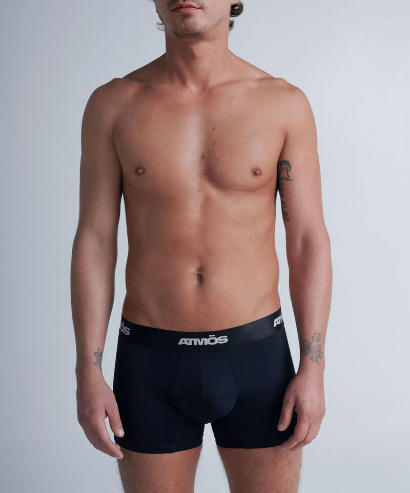 Boxer Para Hombre Negro