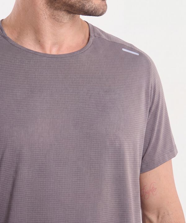 Camiseta Para Hombre GrisOscuro
