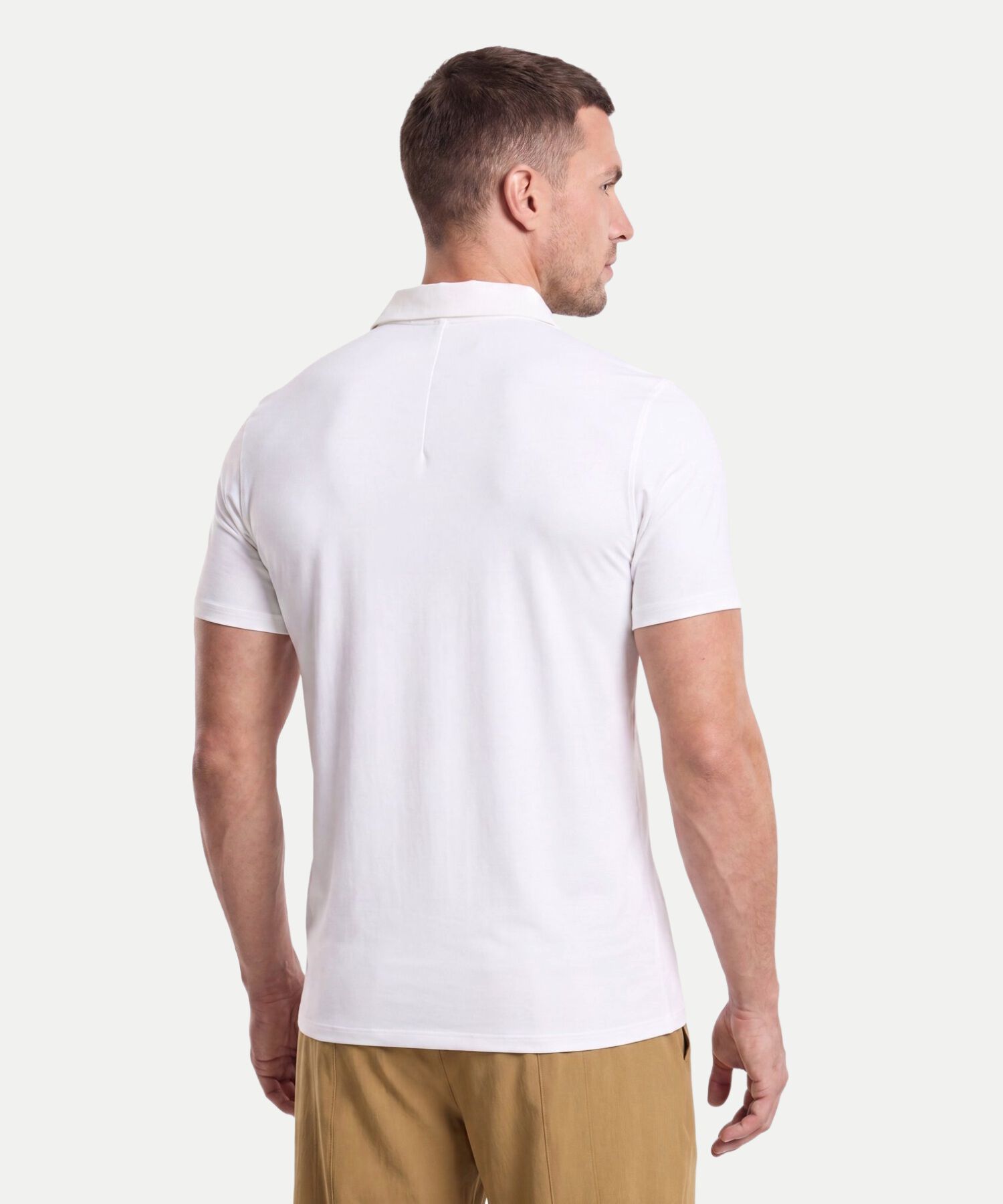 Polo Para Hombre Blanco