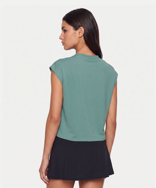 Camiseta Para Mujer Verde