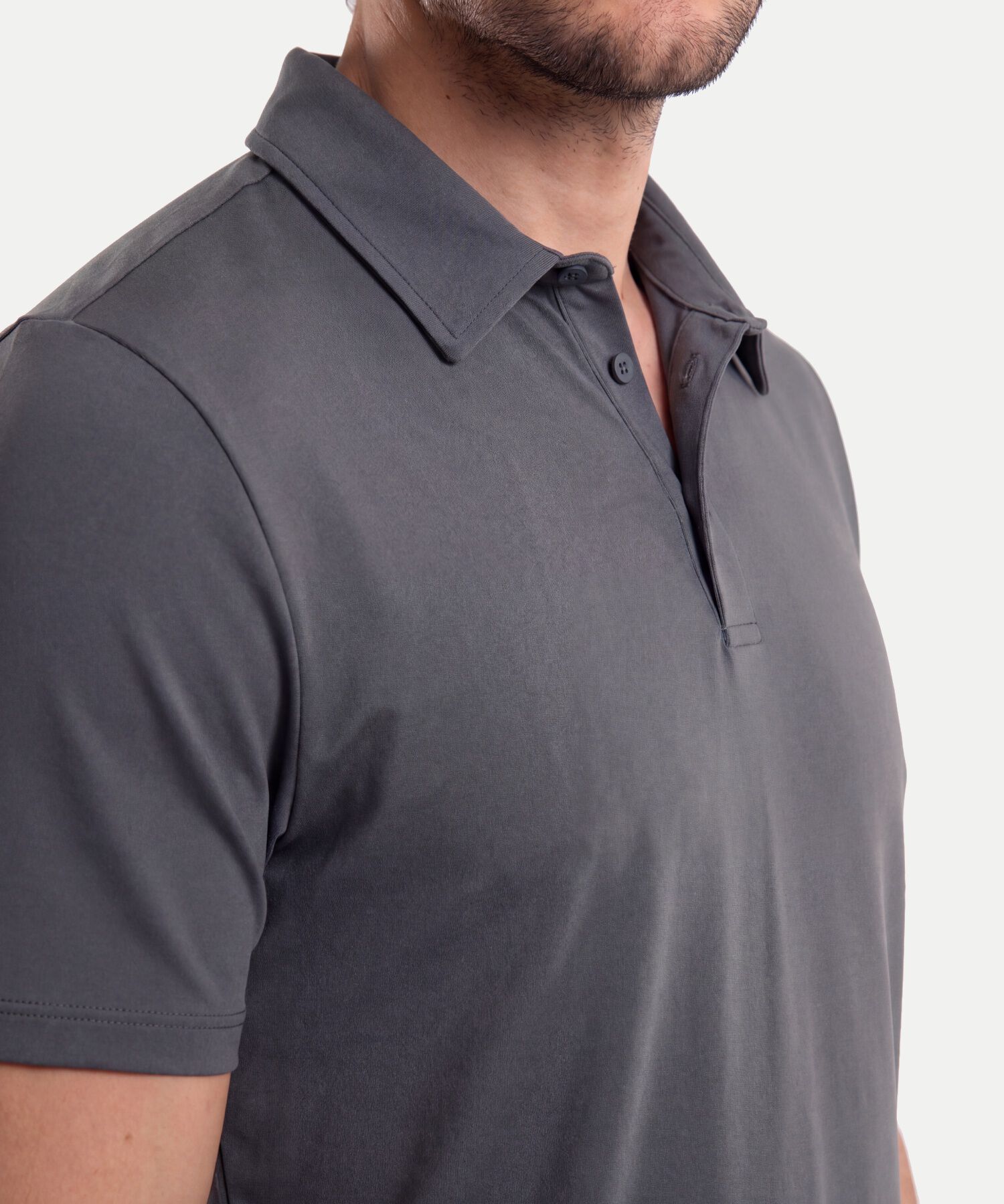 Polo Para Hombre Gris