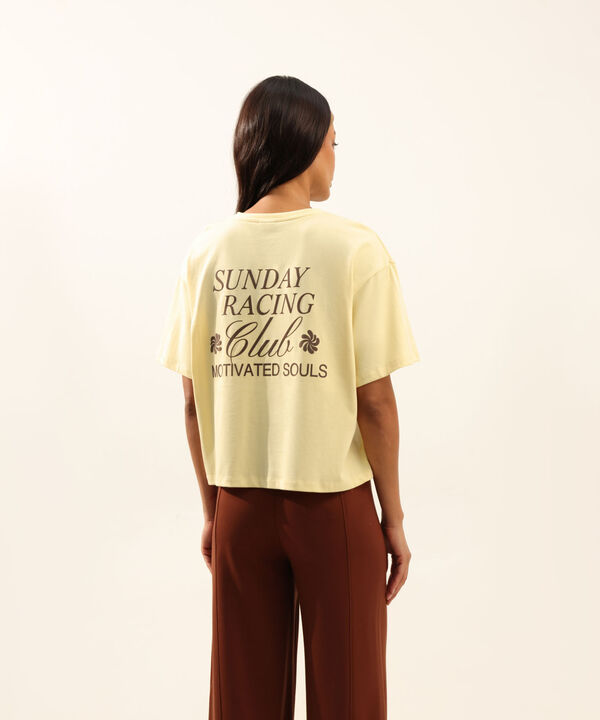 Camiseta Para Mujer Amarillo