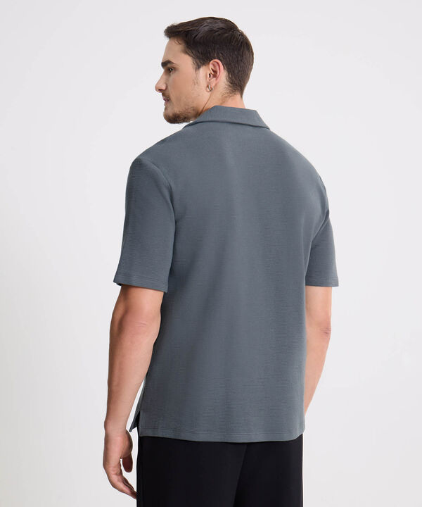 Camisa Para Hombre GrisOscuro image number null