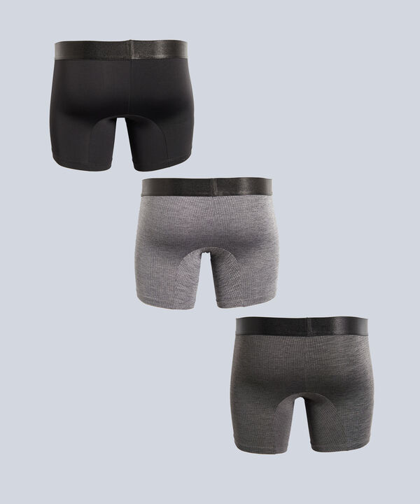 Boxer Para Hombre Gris