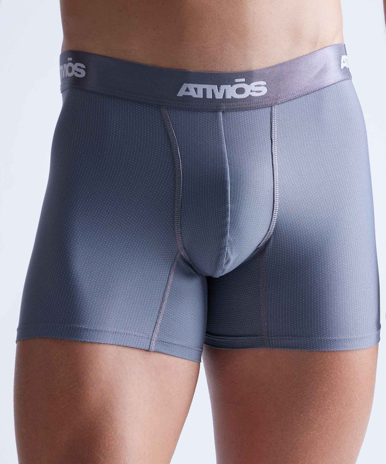 Boxer Para Hombre Gris