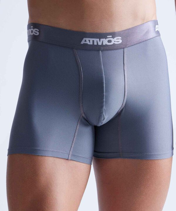 Boxer Para Hombre Gris