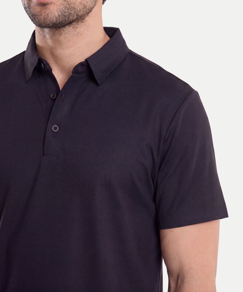 Polo Para Hombre Negro