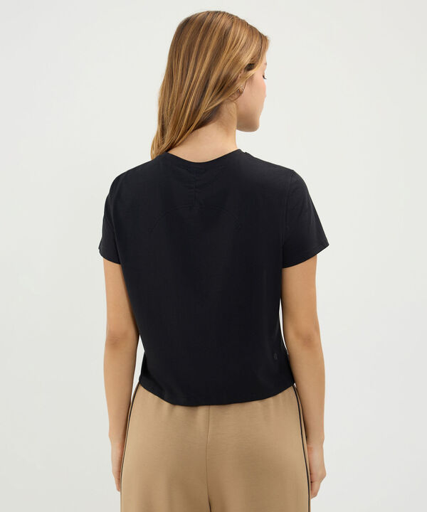Camiseta Para Mujer Negro