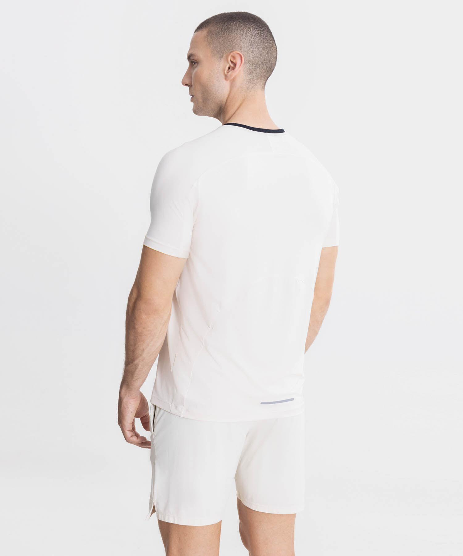 Camiseta Para Hombre Crema