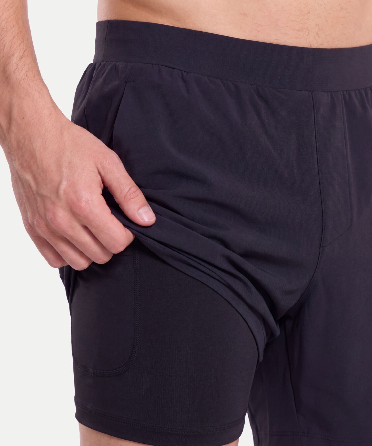 Bermuda Para Hombre Negro