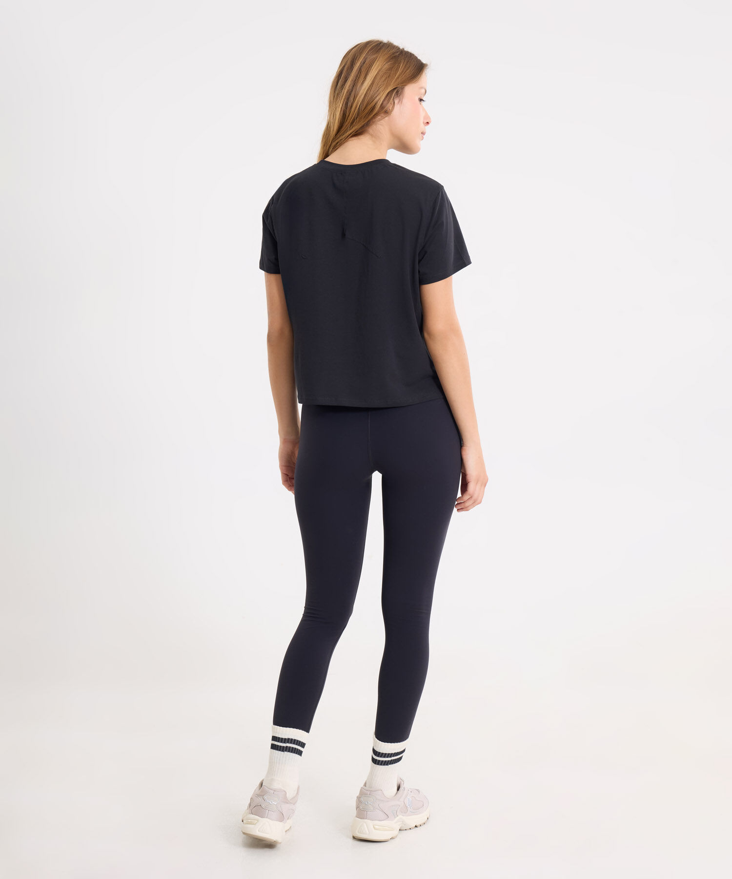Set Deportivo con Leggings de Compresión y Camiseta Boxy, 