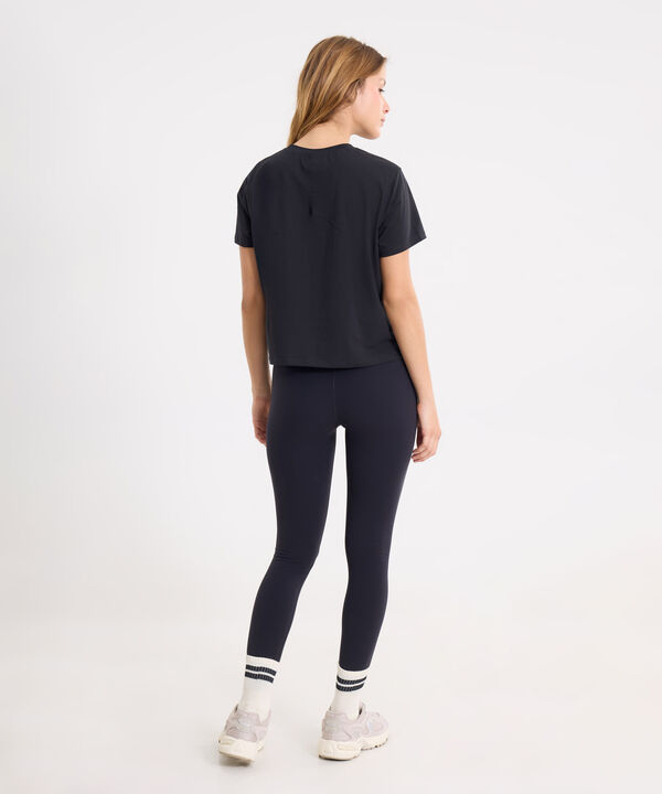 Set Deportivo con Leggings de Compresión y Camiseta Boxy,  image number null