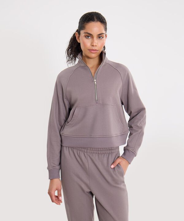 Buzo half zipper